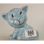 Price Kensington Blue Art Deco Cat figure, height 12.