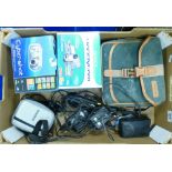 A Collection of Vintage Tech items to include: boxed Sony Handycam DCR-HC39e,