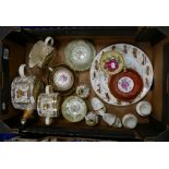 A mixed collection of items to include: Sadler Tea Service, Paragon Floral & Gilded items,