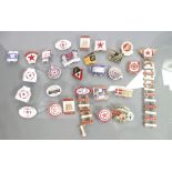 28 x Speedway badges: Mainly Stoke / Potters, some with bars.