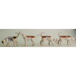 Beswick Foxhounds 942,