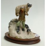 Border Fine Arts 'Winter Rescue' (Shepherd carrying Ewe): model No.