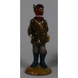 Beswick prototype colourway figure Huntsman Fox ECF1: Painted in a different colour with chequered
