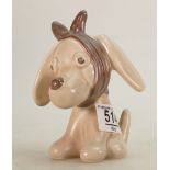 Sylvac Beige Art Deco Dog figure 3133, height 13.