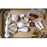 A mixed collection of items to include: Royal Albert Old Country Rose Telephone: floral decorated