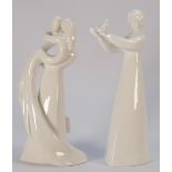 Royal Doulton Images Figures Peace HN2470 & Kim Lawrence figure Circle of Love(2)