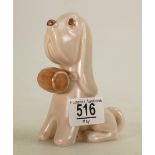 Sylvac Beige Art Deco Dog figure 2421, height 12.