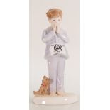 Royal Worcester Child Figure I Pray: Limited edition.