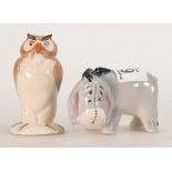 Beswick figures of Owl and Kanga: from the Walt Disney series.