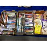 A collection of Modern hardback Books with Fantasy & Thriller Theme( 3 trays):