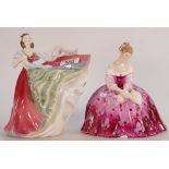 Royal Doulton Lady figures Ann HN3259 and Victoria HN2371(2):
