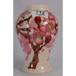 Moorcroft Confetti vase: designed by Emma Bossons, number 21 of a special edition. Height 15.