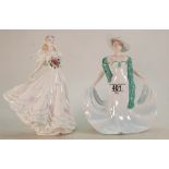 Coalport Lady Figures Elegance & Wedding Day(2):