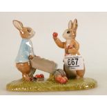 Beswick Beatrix Potter tableau figure Peter and Benjamin Picking Apples: Limited edition.