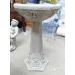 Garden Ornament in the form of celtic birdbath,