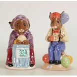 Royal Doulton Character jugs: Fortune Teller & Party Time(both boxed)(2)