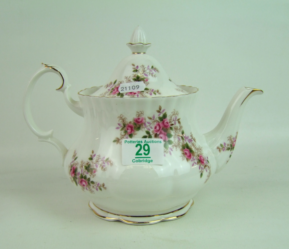 Royal Albert Lavender rose tea pot: