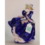 Royal Doulton lady figure Top o the Hill hN3735: ltd edition blue colorway