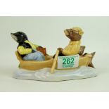 Beswick tableau from The Wind in the Willows series On the River WIW limited edition boxed