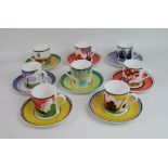 Wedgwood Coffee With Clarice Coffee can & Saucer Sets to include: Autumn, May Ave, SCR Brooks,