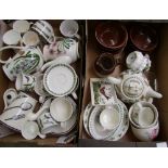 A mixed collection of items to include: Portmeirion tea ware Arthur Wood Patterned items,