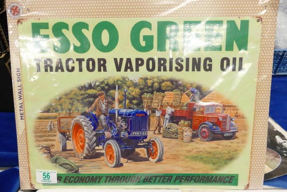 Reproduction Esso Tractor Vaporising Oil Enamel sign: