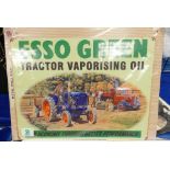 Reproduction Esso Tractor Vaporising Oil Enamel sign: