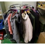 A large quantity of ladies clothing: brand new to include coats, trousers, jackets, tops etc various