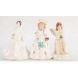 Royal Doulton figure to include: Fairy Spell HN2979, Sharon HN3455 and Harmony HN4096(3)