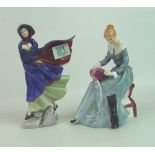 Royal Doulton Lady Figures: May HN2746 & Dorothy HN3098(2)