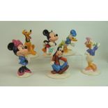 Royal Doulton Disney 70th Anniversary Figures Mickey Mouse MM1, Minnie Mouse MM2, Donald Duck MM3,