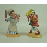 Boxed Beswick ware figures Punch and Judy(2):