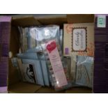 A quantity of card making equipment to include: spellbinders stamp sets, classic wooden stamp sets