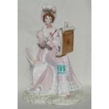 Royal Worcester limited editon lady figure for Compton Woodhouse Emma from Jane Austin collection