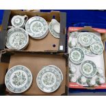 Wood & sons Dorest patterned large dinner serve: to include dinner plates tea set , platters etc (