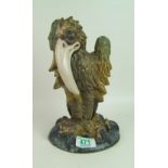 Burslem Pottery Horace the Grotesque Bird: signed by designer Andrew Hull