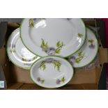 A collection of Royal Doulton Glamis Thistle Used dinner ware to include: dinner plates, meat