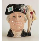 Royal Doulton large double sided character jug George III/George Washington: D6749