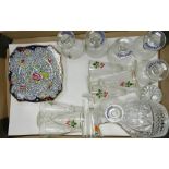 A collection of Glassware to include: Quality Crystal Decanter, Cherry B & Babycham Glass etc 15