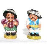 Royal Doulton Toby jugs Mansion House Dwarfs: Father D7134 and Son D7135(2)