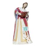 Damaged Royal Doulton Stuart Ladies Figure Henrietta-Maria HN4060: limited edition, tip of