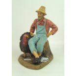 Royal Doulton matte character figure Thanksgiving: HN2436