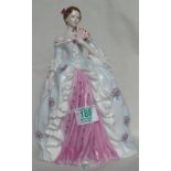 Coalport limited editon lady figure for Compton Woodhouse Lady Diana Beauclerk: