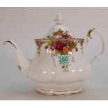 Royal Albert Old Country Rose Teapot: