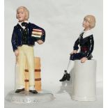 Royal Doutlon Child Figures: Little Lord Fantleroy HN2972 and Tom Brown HN2941(2)