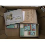 A collection of eleven cigerette card albums, some loose leaf, together twelve wills cigerette