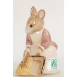 Beswick Hunca Munca Sweeping limited edition figure: large with gold highlights: