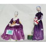 Royal Doulton figures Charlotte HN2421 & Good Day Sir HN2896(2)