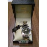 Boxed Gianni Sabatini Mens Chronograph Watch: