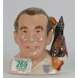 Royal Doulton Small Character Jug Sir Stanley Matthews D7161: limited edition